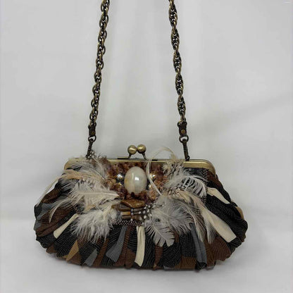 Pre-Owned Mary Frances Brown Multi Multi Handbag