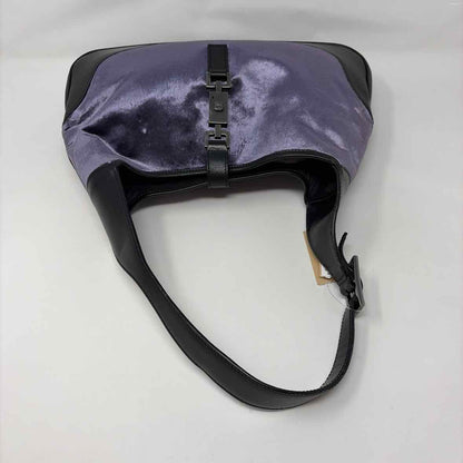 Pre-Owned Gucci Purple Velvet Designer Handbag