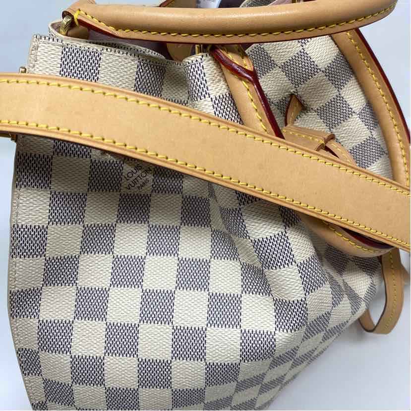 Pre-Owned Louis Vuitton Damier Azur Canvas Designer Handbag