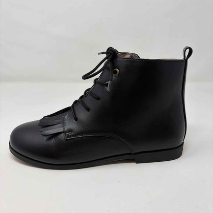 Pre-Owned Shoe Size 7.5 Perroquet Black Booties