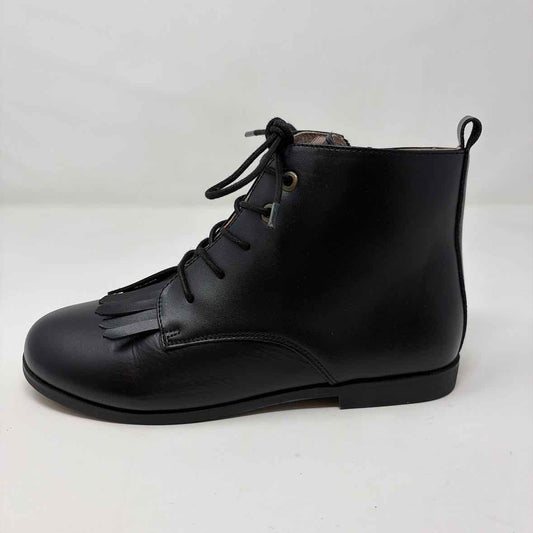 Pre-Owned Shoe Size 7.5 Perroquet Black Booties