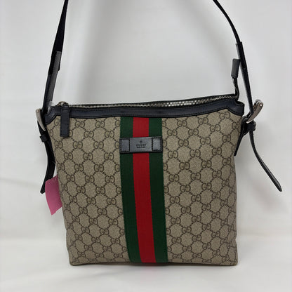 Pre-Owned Gucci Monogram Coated Canvas Designer Handbag