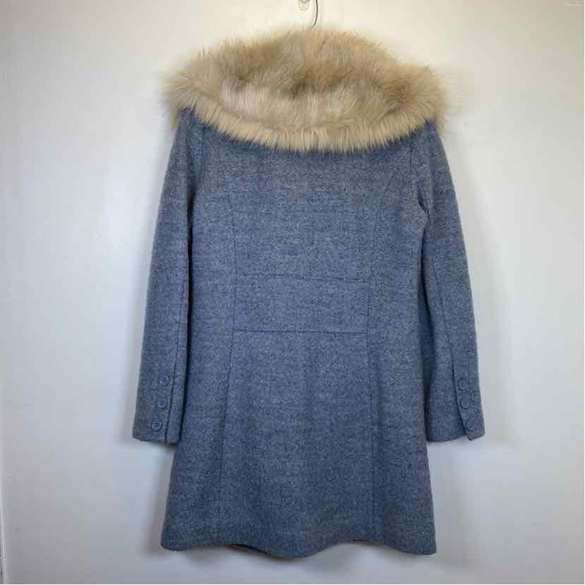 Pre-Owned Size L Belle Badgley Mischka Blue Coat