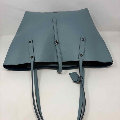 Pre-Owned Coach Turqouise Leather Handbag