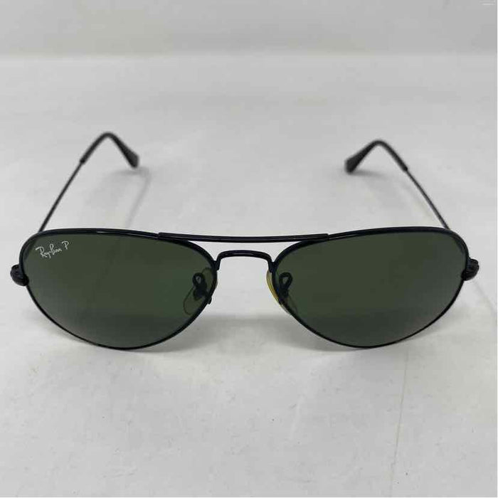 Pre-Owned Ray Beams Black Metal Sunglasses