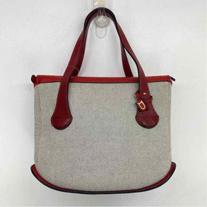 Pre-Owned Devalux Tan Canvas Handbag