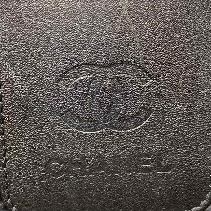 Pre-Owned Chanel Black Nylon Designer Handbag