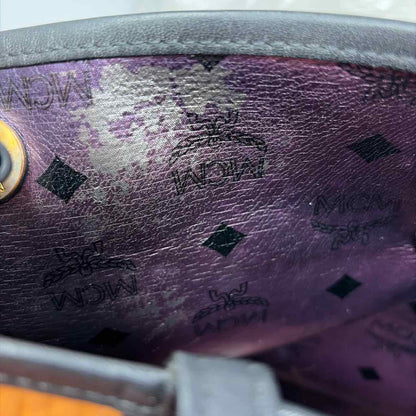 Pre-Owned MCM Cognac Leather Designer Handbag