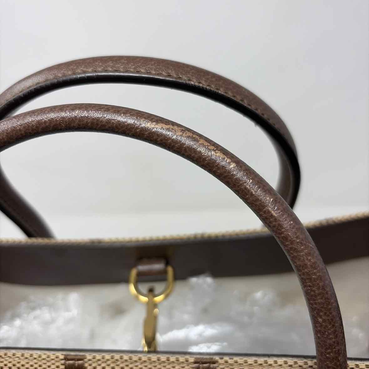 Pre-Owned Gucci Monogram Canvas Designer Handbag