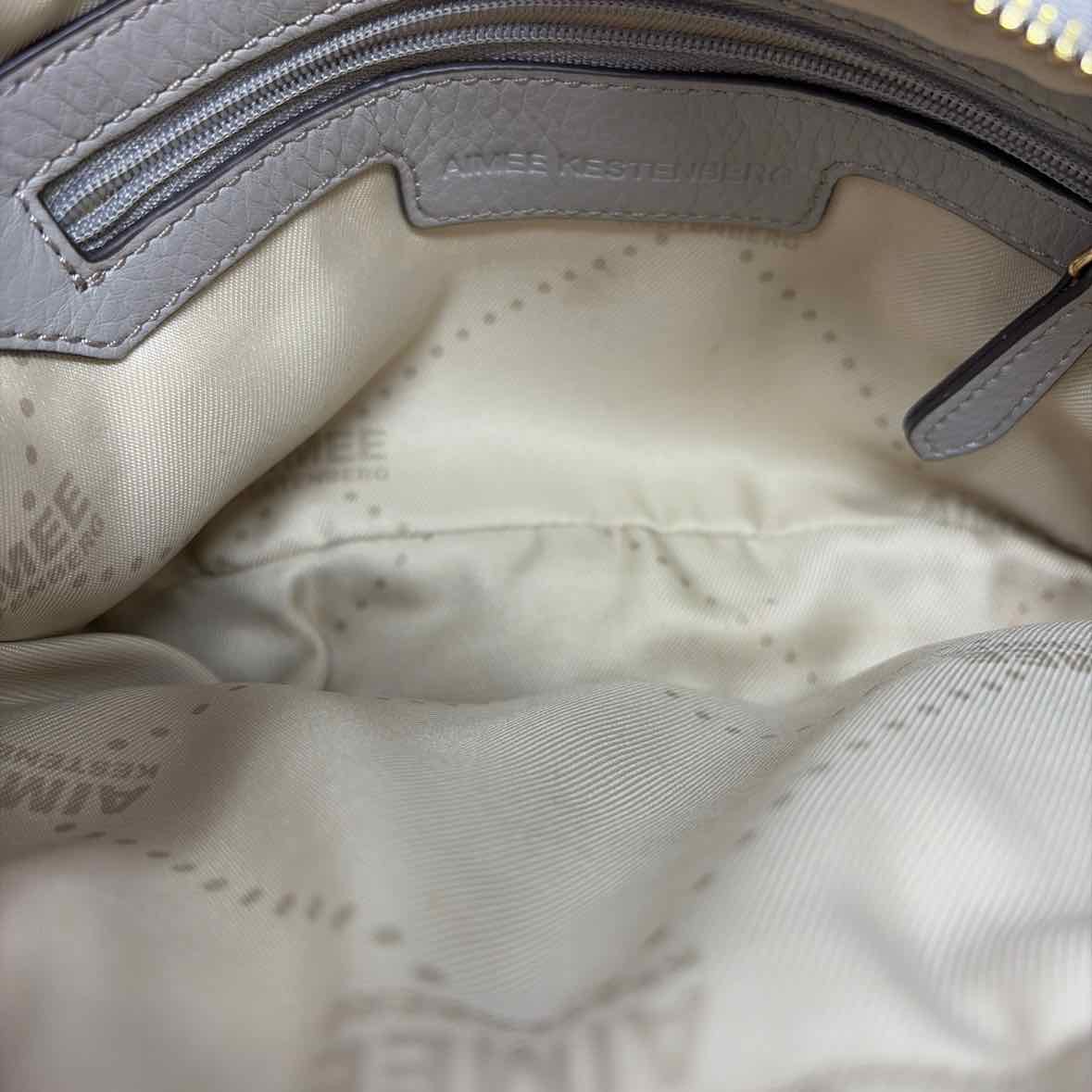 Pre-Owned Aimee Kestenberg Grey Leather Handbag