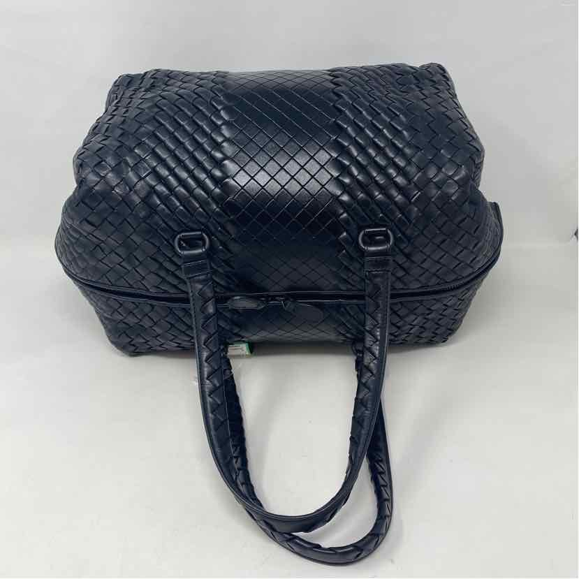 Pre-Owned Bottega Veneta Black Leather Designer Handbag