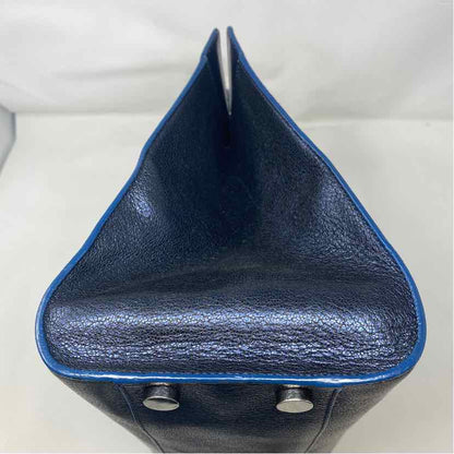 Pre-Owned Jimmy Choo Navy Leather Designer Handbag