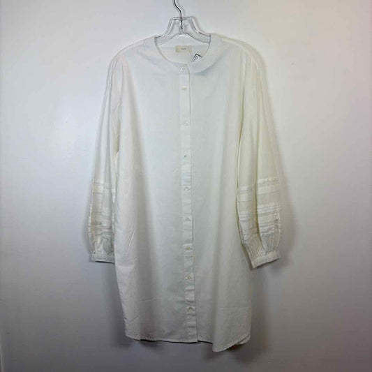 Pre-Owned Size M Pluto White Casual Dress