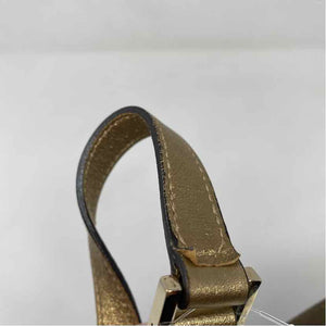 Pre-Owned Gucci Gold Nylon Designer Handbag