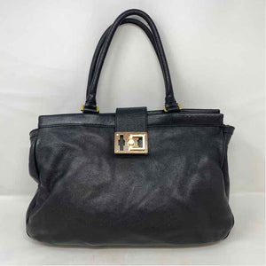 Pre-Owned Tory Burch Black Leather Handbag