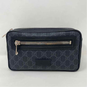 Pre-Owned Gucci Black Canvas Designer Handbag