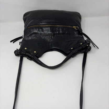 Pre-Owned Pietro Alessandro Black Leather Handbag