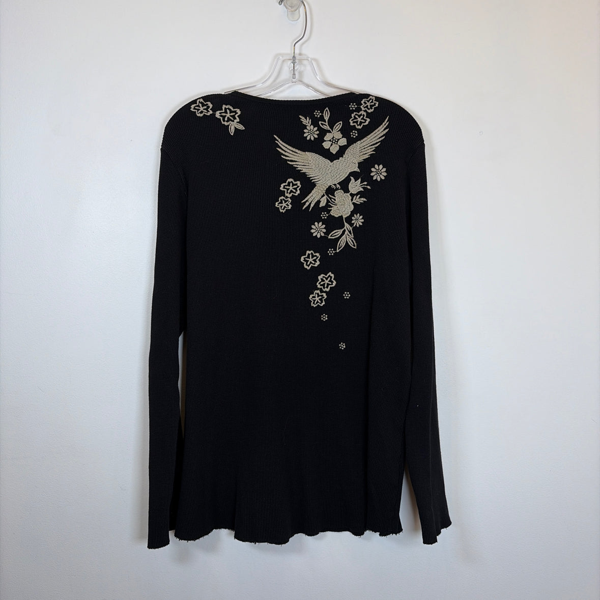 Pre-Owned Size L Johnny Was Black Top