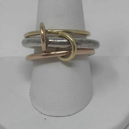Pre-Owned Spinielli Kilcollin Silver/Gold Sterling Designer Jewelry