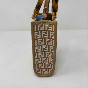 Pre-Owned Fendi Monogram Canvas Designer Handbag