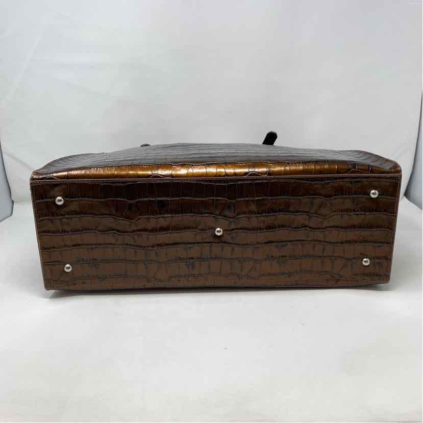 Pre-Owned Lancaster Paris Bronze Leather Handbag