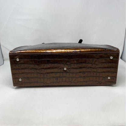 Pre-Owned Lancaster Paris Bronze Leather Handbag