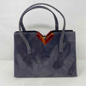 Pre-Owned Cara Grey Multi Patent Handbag