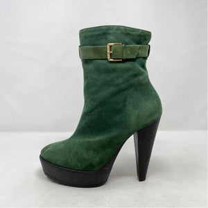 Pre-Owned Shoe Size 6.5 Bridgette Bailey Green Booties