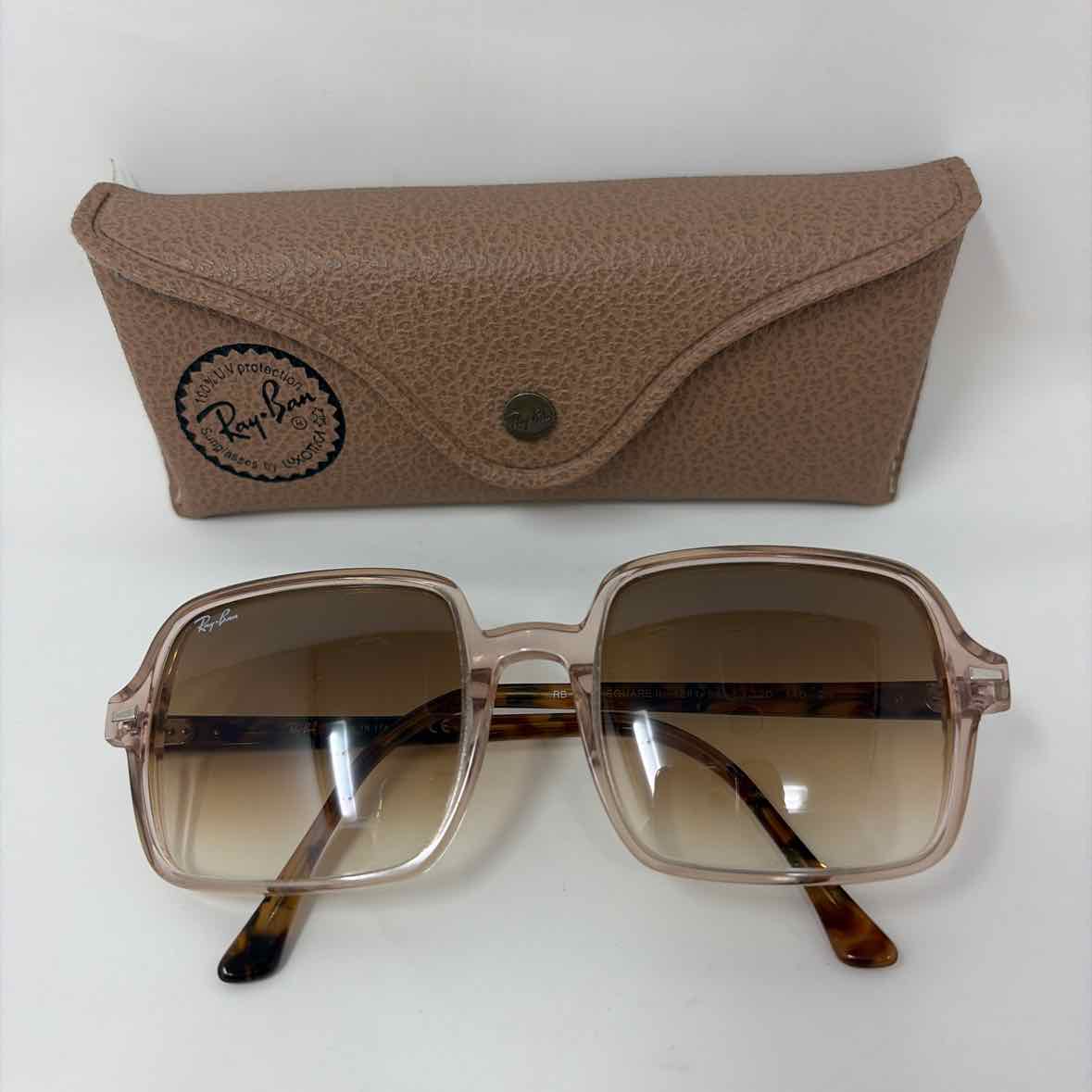 Pre-Owned Rayban Brown Acrylic Sunglasses