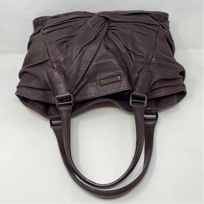 Pre-Owned Burberry Plum Leather Designer Handbag