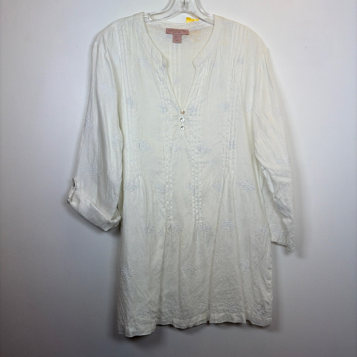 Pre-Owned Size XL St. Tropez White Casual Dress