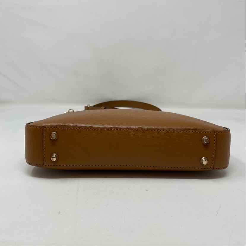 Pre-Owned Donna Karan Cognac Leather Handbag