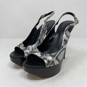 Pre-Owned Shoe Size 9.5 Vero Cuoio Snake Print Heels