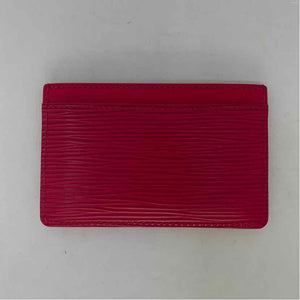 Pre-Owned Louis Vuitton Pink Leather Designer Wallet