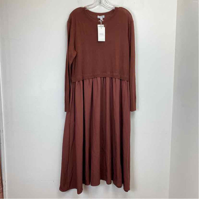 Pre-Owned Size XL Nordstrom Rust Casual Dress