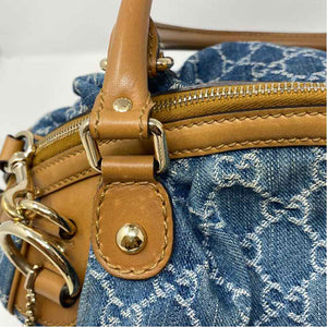 Pre-Owned Gucci Denim Denim Designer Handbag